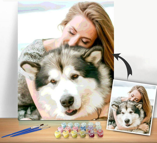 Custom Pet Paint by Numbers | Just Upload Your Photo! - Custom Paint By Numbers